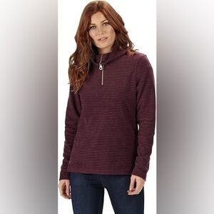 NWT Regatta Womens Solenne Half Zip Micro Fleece Pullover Stretch Top Sweater